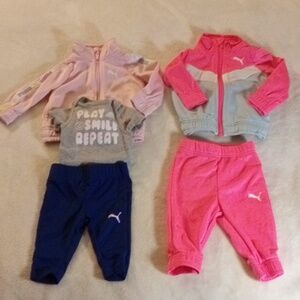 2 PUMA SETS!! SO ADORABLE!! 0-3 MONTHS!